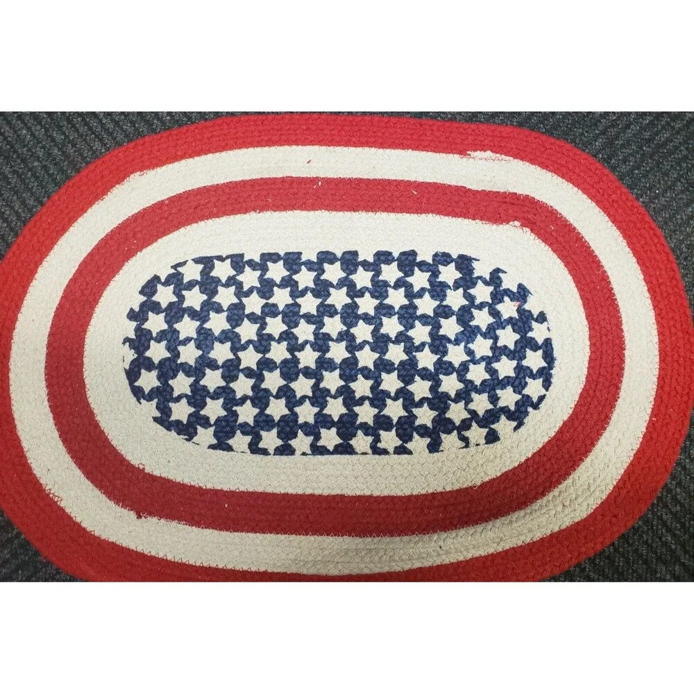 Oval Braided Kitchen Accent Rug (20